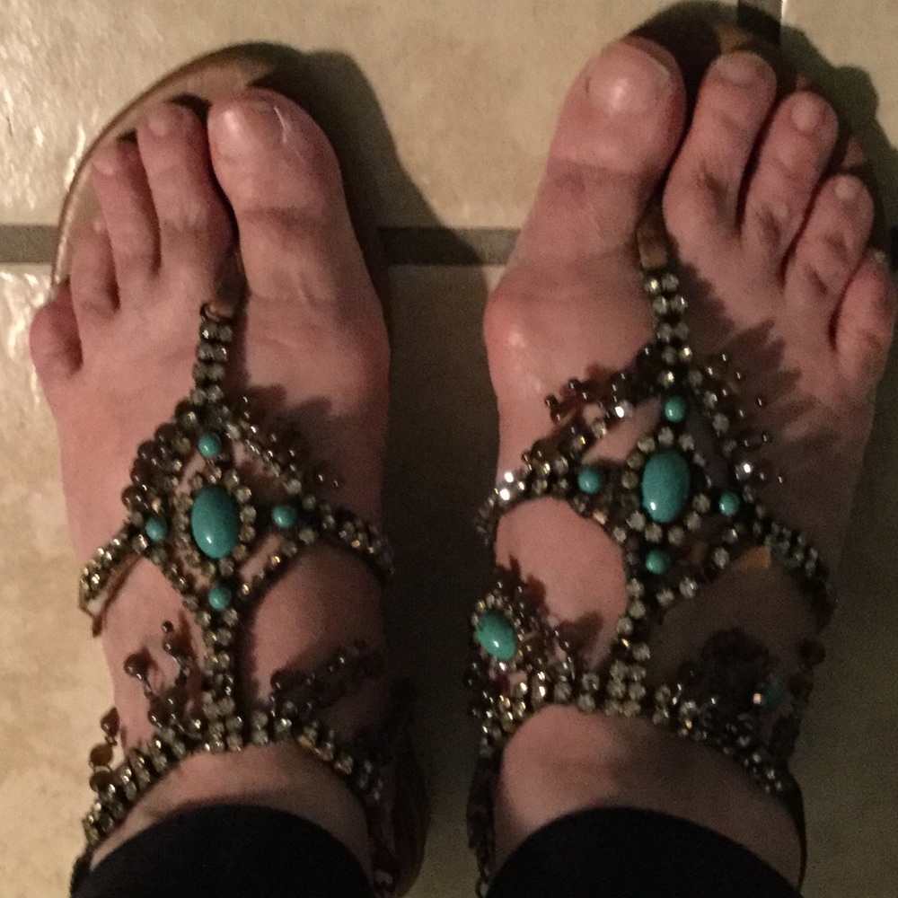 Gypsy style sandals